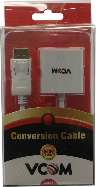 Переходник DisplayPort to VGA F 0.15м VCOM CG603 VCOM Telecom - фото №14