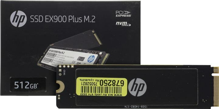 Накопитель SSD HP 512Gb EX900 Plus Series (35M33AA) - фото №16