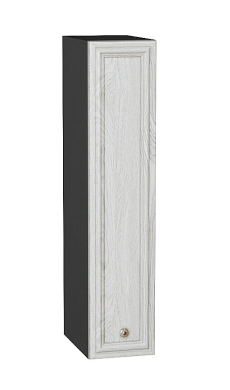 Модуль верхний кухонный Шале White Dreamline / графит, ширина 20 см, высота 92 см