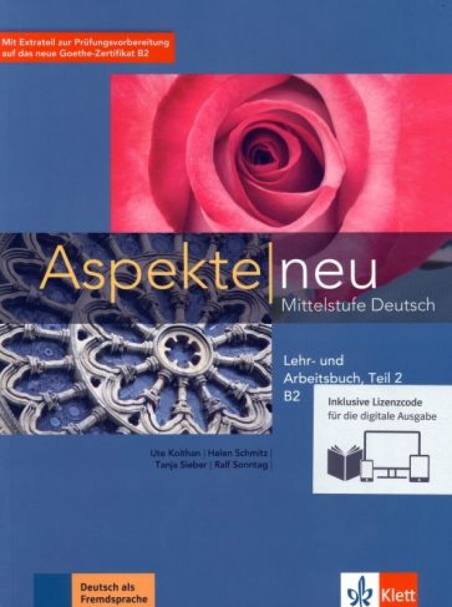 Aspekte neu. B2. Lehr- und Arbeitsbuch mit Audios inklusive Lizenzcode BlinkLearning. Teil 2 (+CD)