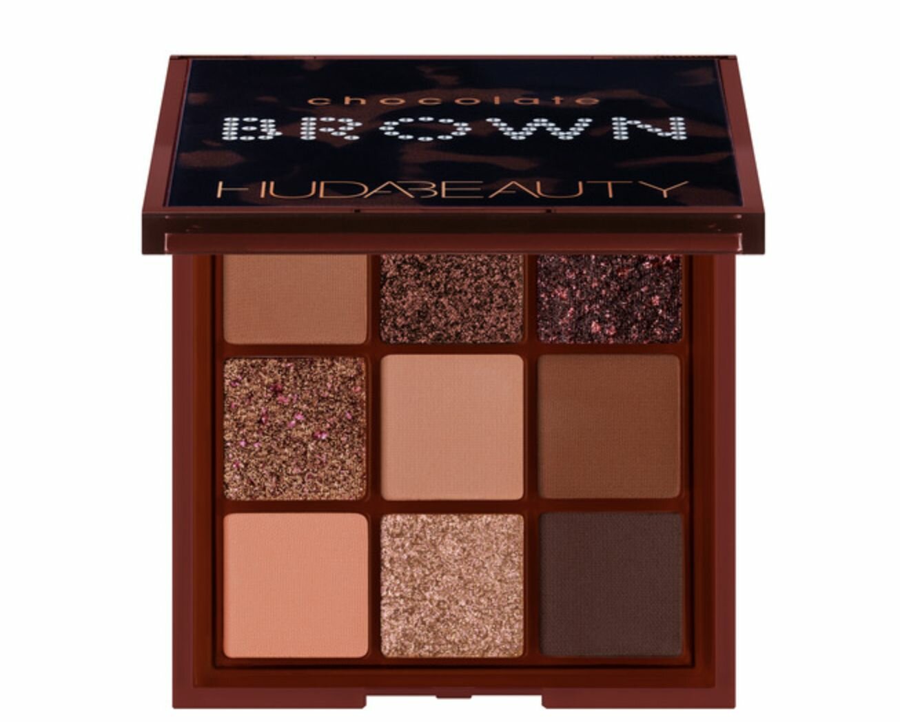 Huda Beauty палетка теней Chocolate BROWN palette 7,5g