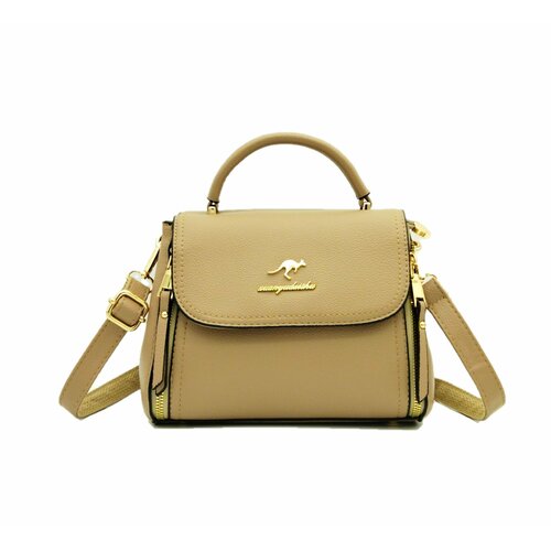 фото Сумка кросс-боди porfetto xuanyudaishu prft100209beige, фактура зернистая, бежевый