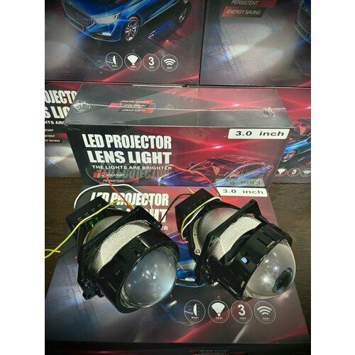 BI-Led светодиодные линзы BMW X5 E53 1999-2003 билед на X5 е53 бмв