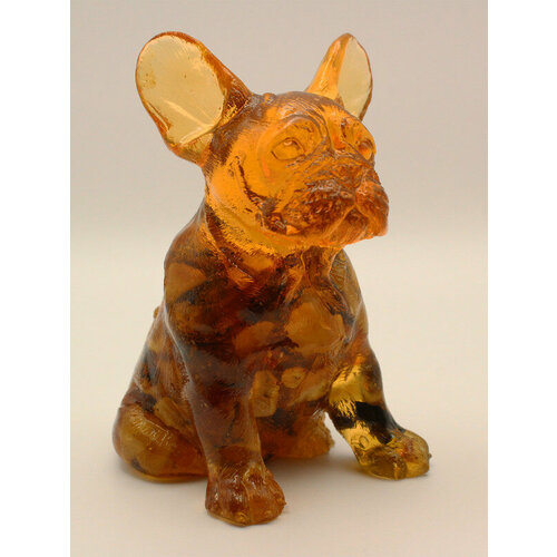 Сувенирная фигурка с янтарем Собака