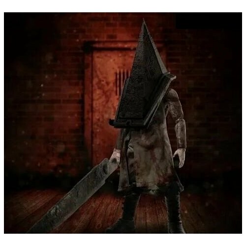 Пирамидоголовый фигурка, Red Pyramid Thing Silent Hill 18cm action figure series silent hill 2 red pyramid thing blistering hhead nurse with sword weapon pvc collectible model toy