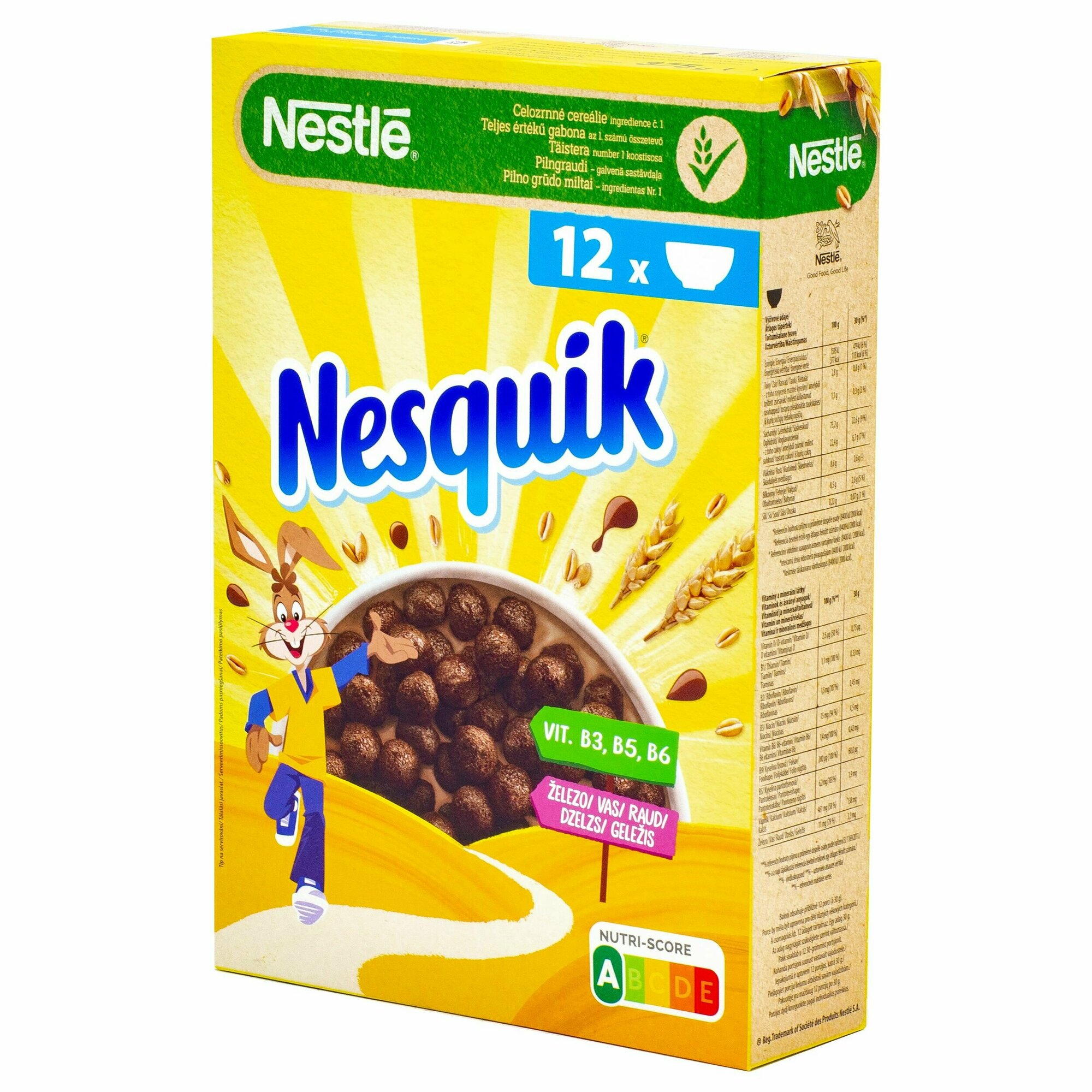 Готовый завтрак Шоколадные шарики Nesquik, 2 пачки по 375 г - фотография № 3