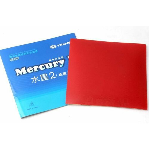 Накладка YINHE Mercury 2(medium) красная для настольного тенниса