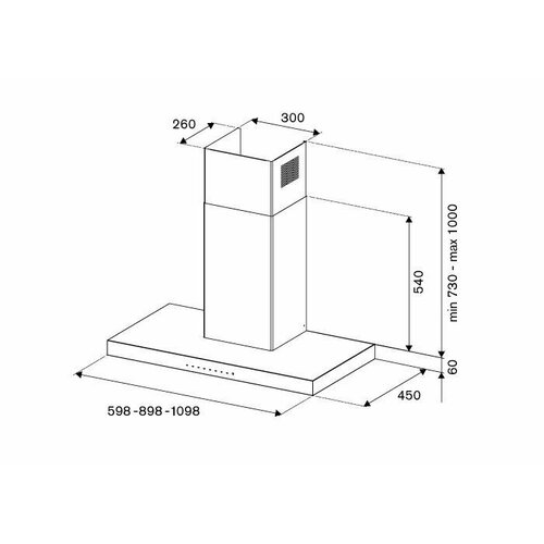 Вытяжка BERTAZZONI Master KT90P1XV 50000000₽