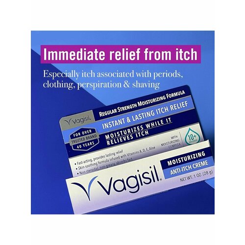 Vagisil Крем против зуда интимная гигиена 28 гр устраняет запахи 3700₽