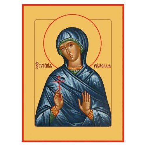 Икона Евгения Римская, Преподобномученица преподобномученица евгения римская икона в киоте 14 5 16 5 см