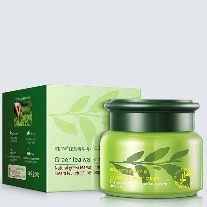 Крем для лица увлажняющий с зеленым чаем, 50 мл