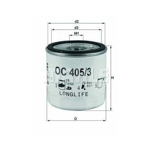 OC 405/3 Фильтр масляный