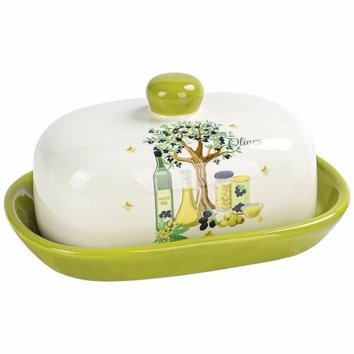 Масленка для сливочного масла BACKMAN керамическая масленка с крышкой 733₽