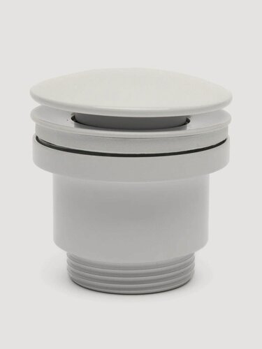 Изображение товара Сухой донный клапан автоматический для раковины, для мойки, для ванны, для душевого поддона Frap F62-6 белый 63 мм