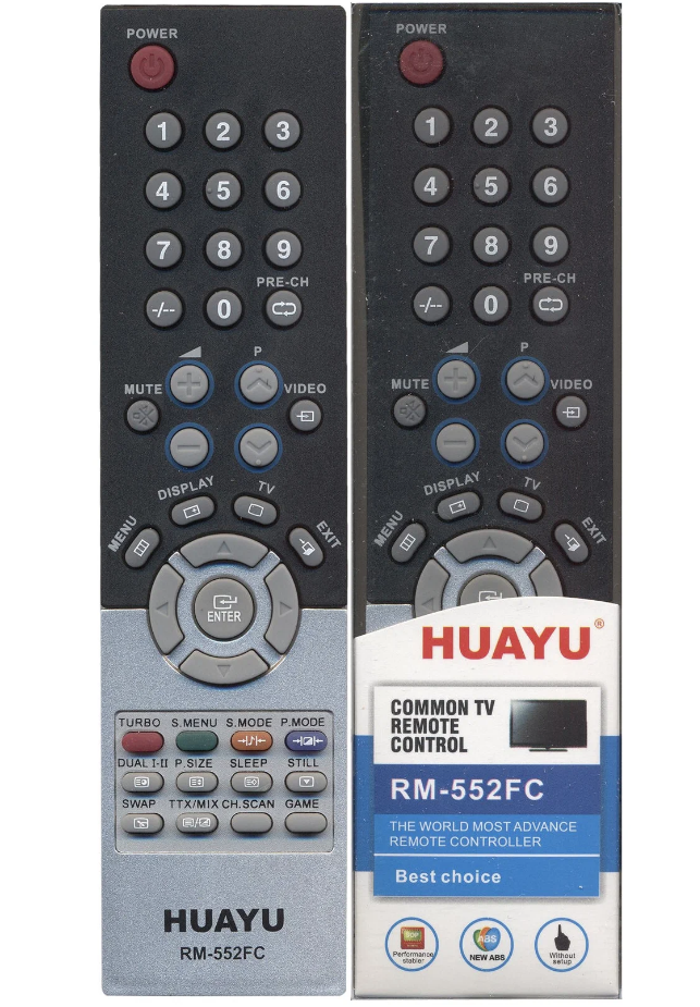 Пульт Huayu для Samsung RM-552FC универсальный, чёрный
