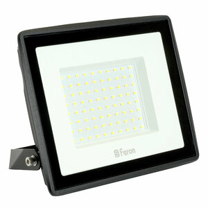 Прожектор светодиодный 2835 SMD 100W 6400K IP65 AC220V/50Hz, черный, LL-922 арт. 32103