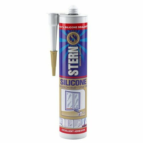 STERN Силиконовый герметик 280 мл универсальный белый 24 660₽
