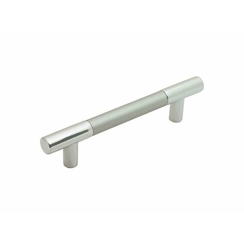 Алди Ручка-скоба С15 металлик + металлик/пластик 96мм (10 шт.)