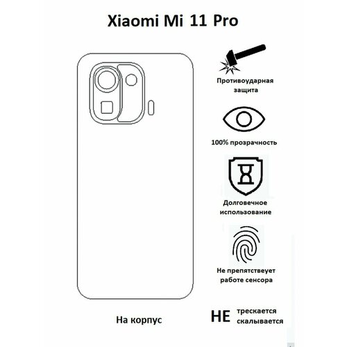 Полиуретановая защитная пленка на Xiaomi 11 Pro / Сяоми 11 Про