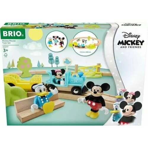 Набор Brio деревянная железная дорога Disney с Микки Маусом и друзьями