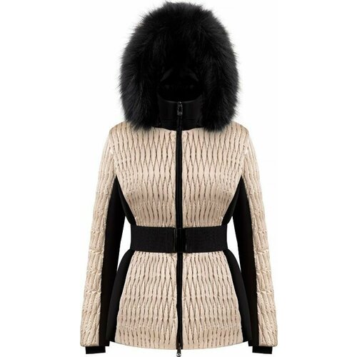 фото Куртка poivre blanc, размер m, черный, бежевый