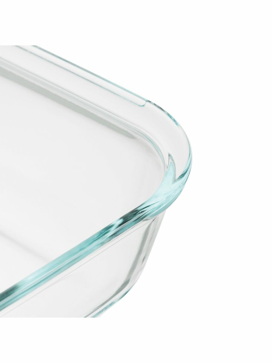 SATOSHI Форма для запекания жаропрочная квадратная, с ручками, стекло, 21,3x18,9x5см, 1,1л