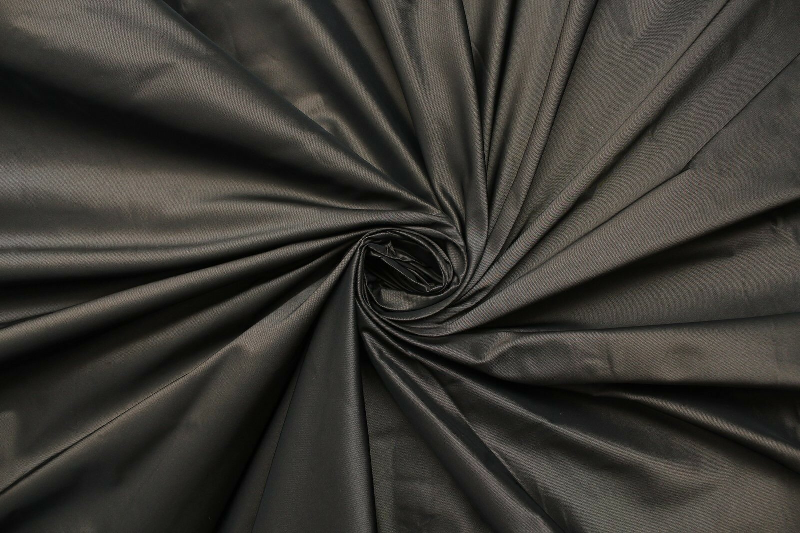 Ткань Тафта шёлковая чёрно-бежевый шанжан  150 г/пм ш146см 05 м