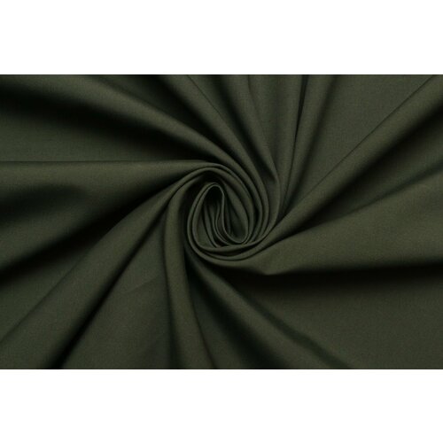 Ткань Хлопок костюмный тёмно-зелёный, 360 г/пм, ш148см, 0,5 м ткань хлопок стрейч тёмно оливковый 300 г пм ш148см 0 5 м