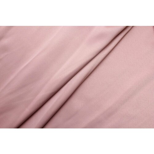 Ткань Атлас стрейч пыльно-розовый плотный, 380 г/пм, ш145см, 0,5 м