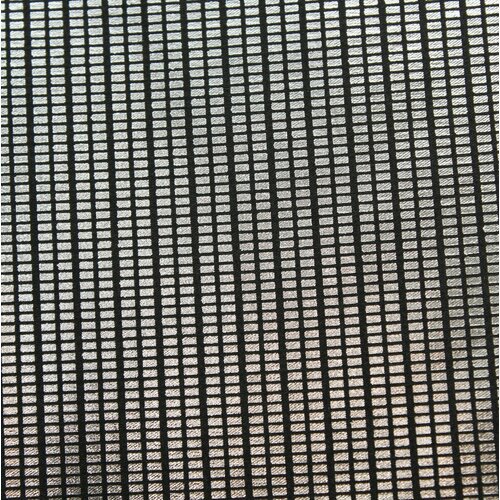 Ткань Атлас-стрейч серебряное напыление на чёрном, ш144см, 0,5 м ткань атлас стрейч ярко голубой ш144см 0 5 м