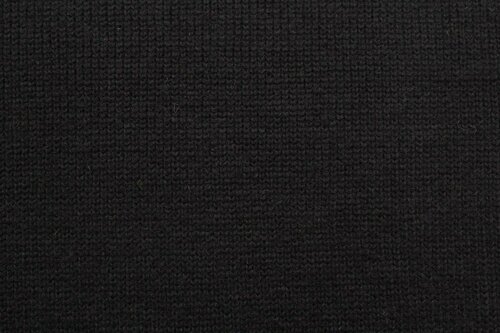 Ткань Лоден шерстяной чёрный под сукно, ш145см, 0,5 м