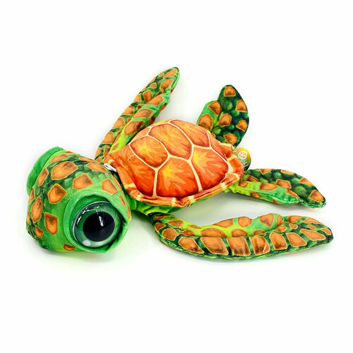 мягкая игрушка черепаха 30 см АБВГДЕЙКА Мягкая игрушка «Черепаха» 25 см, красно-зелёная