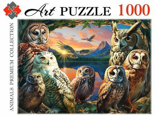 Artpuzzle. Пазлы 1000 элементов. вечерние совы (Арт. Ф1000-0456)