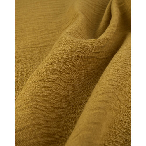 фото Ткань для шитья и рукоделия "лён" костюмный "дантил" 4 м * 150 см, желтый 003 shilla