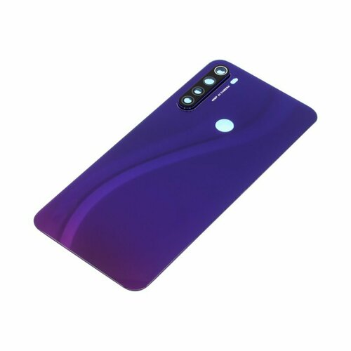 Задняя крышка для Xiaomi Redmi Note 8 / Redmi Note 8 (2021) фиолетовый, AAA задняя крышка для xiaomi redmi note 9 синий aaa