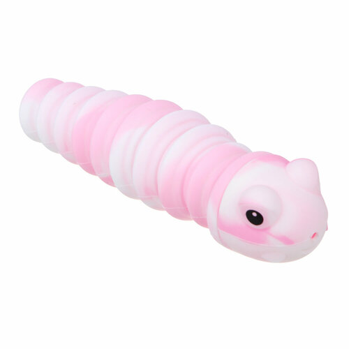 Игроленд игрушка антистресс пружинка-червячок силикон 12х4см 3 цвета 352₽