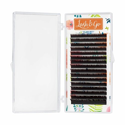 фото Lash&go коричневые ресницы espresso l 0,10 6-13 mm
