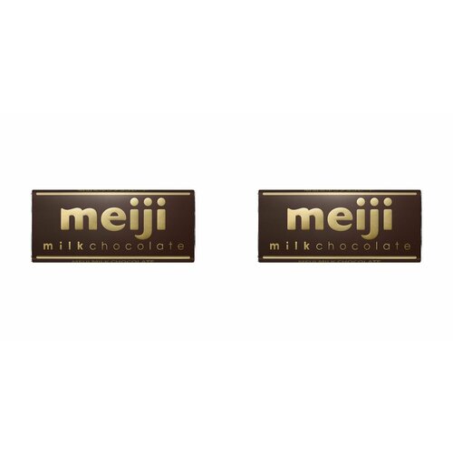 Meiji Шоколад молочный, 50 г, 2 шт