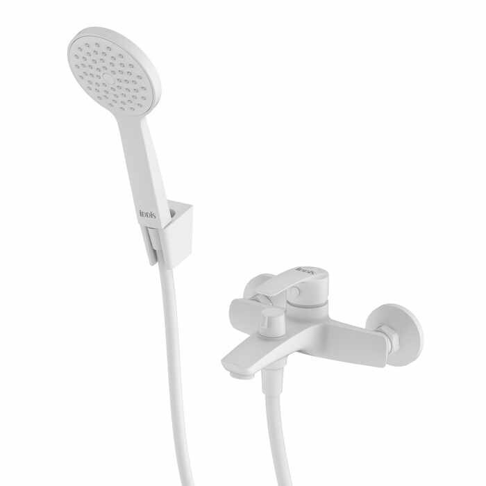 фото Смеситель для ванны белый матовый IDDIS Ray (RAYWT02i02)