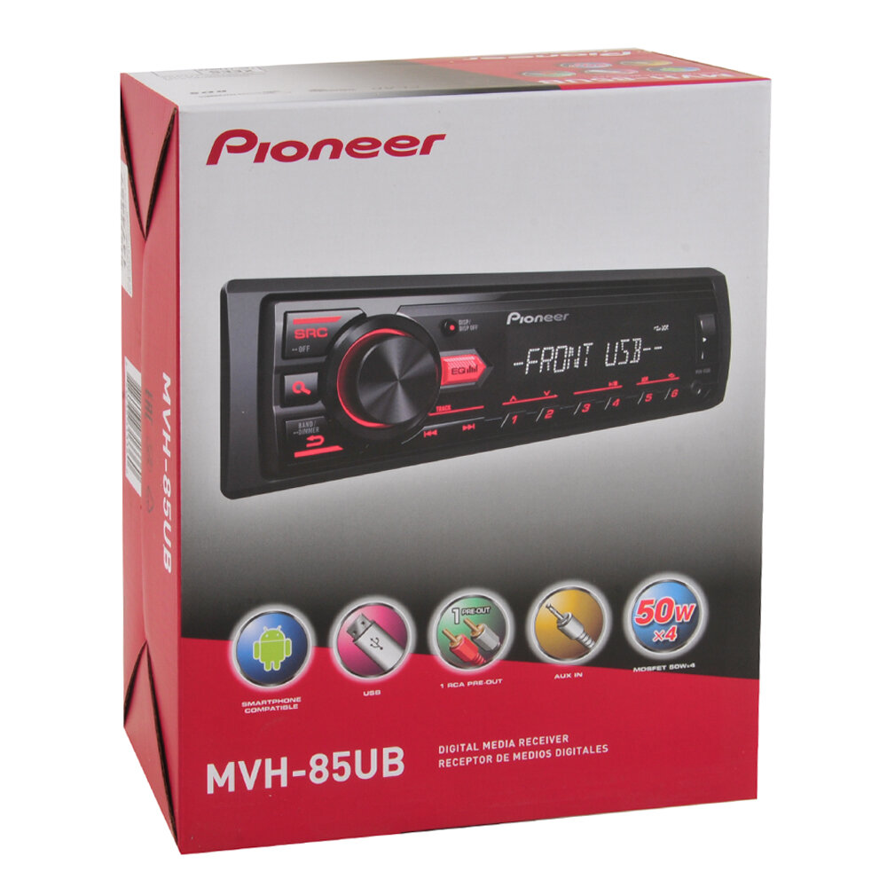 Автомагнитола Pioneer MVH-85UB - фото №8