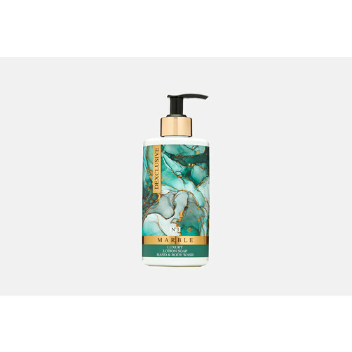 Мыло-гель для душа 2 в 1 DEXCLUSIVE Luxury lotion soap 2 in 1 Marble №3 / объём 400 мл