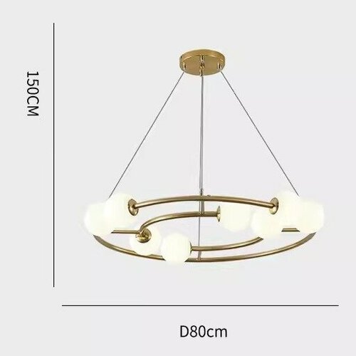 Подвесная люстра rbita espacial цвет бронза 80 см 58500₽