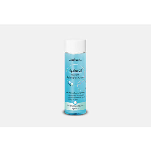 Мицеллярная вода Medipharma Cosmetics Hyaluron Mizellen Reinigungswasser / объём 200 мл