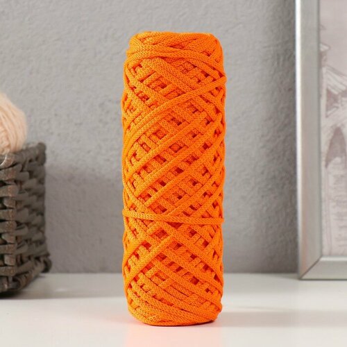 Шнур полиэфирный 3 мм 75м1255 гр Апельсин 536₽