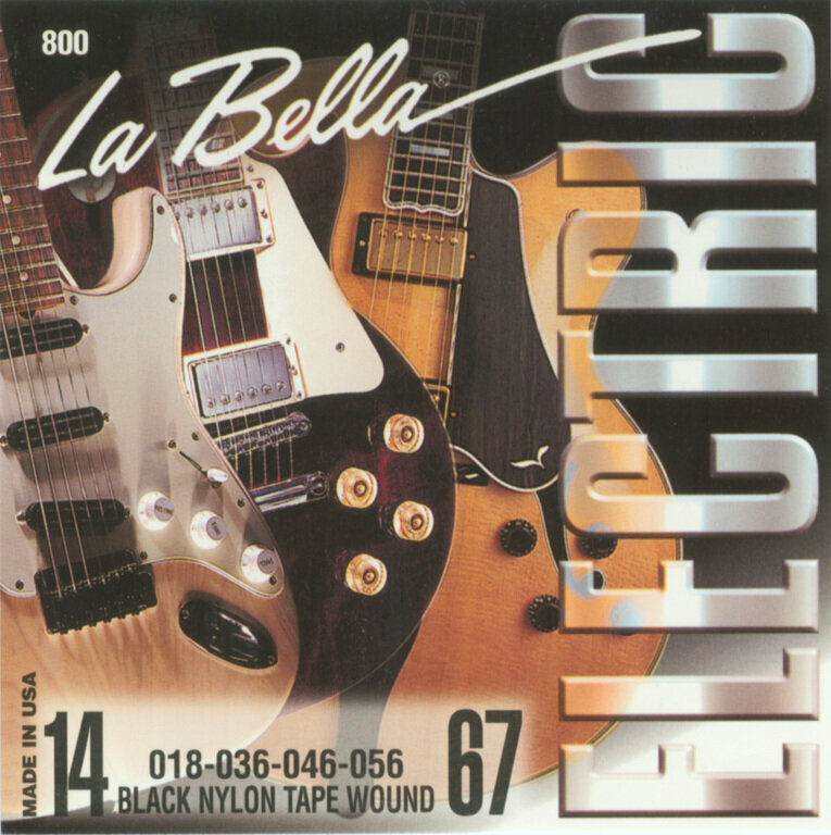 Комплект струн для электро-гитары La Bella 800M