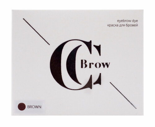 CC BROW Краска для бровей 5+5 CC Brow, brown (коричневый)