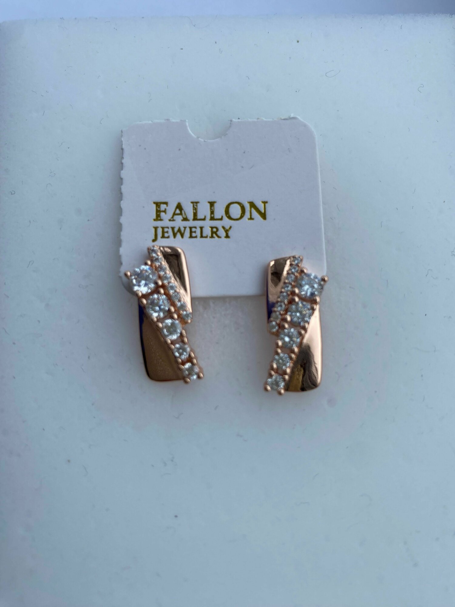 Серьги FJ Fallon Jewelry, фианит