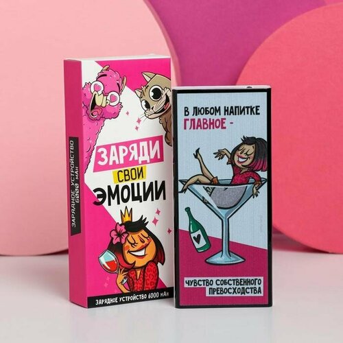 Зарядное устройство Главное чувство превосходства 6000 mAh 62 х 14 см комплект из 2 шт 206200₽