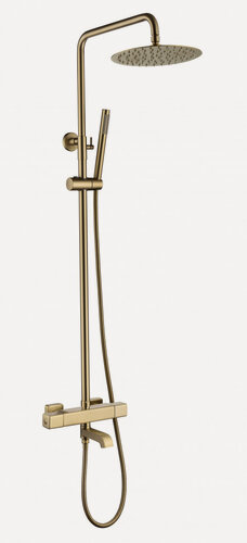 Изображение товара Душевая система с термостатом Grocenberg GB7005MG золото матовое