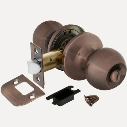 Изображение товара Ручка защелка Punto DK672 AC-BK (6072 AC-B ) (фик.) медь